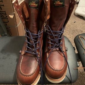 Thorogood moc toe boots